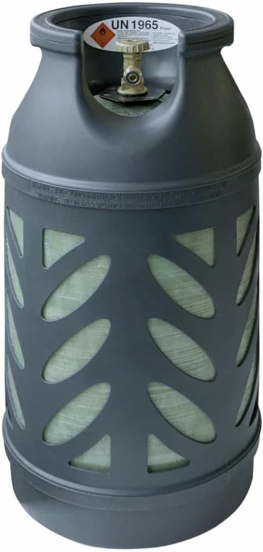 Bluecraft Premium Composite 10 kg Eigentums Propan-Gasflasche leichter als 11 kg Stahl ...